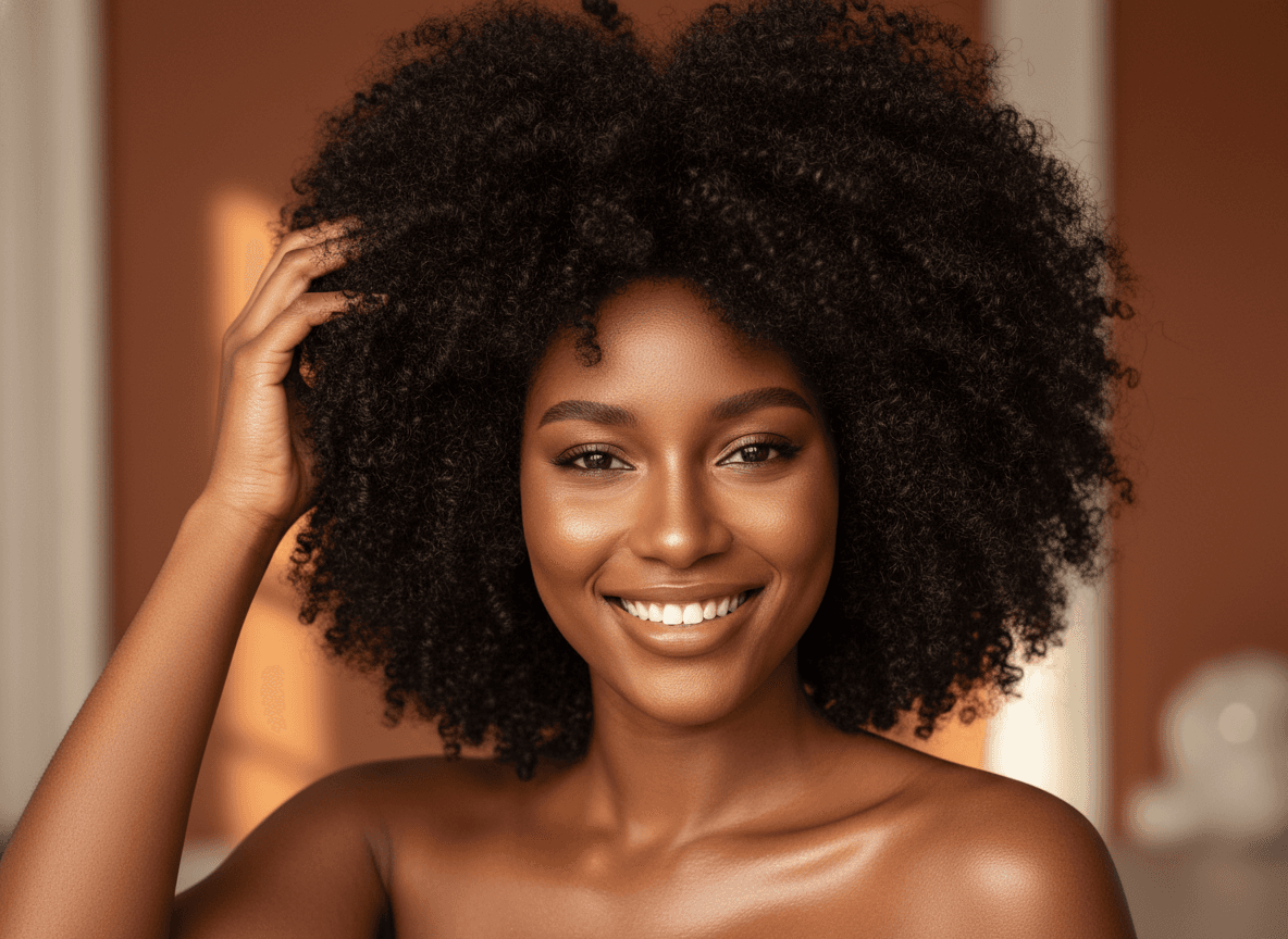 Soins cheveux avec lissage